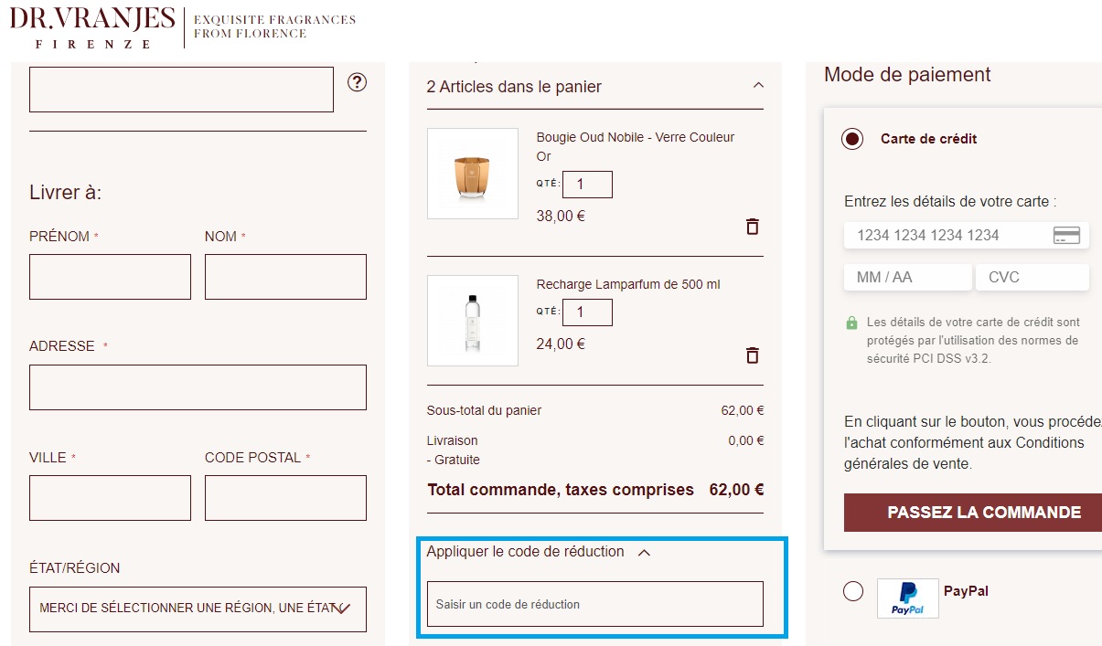 Comment profiter d’un code promo Dr Vranjes Firenze valides?