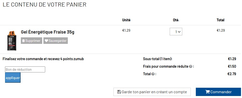 Code promo Zumub